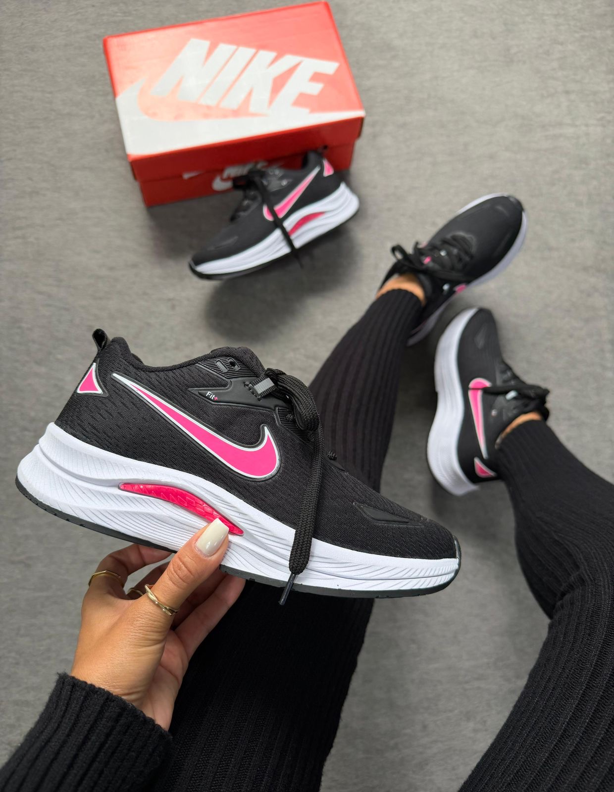 Fit - Preto e rosa